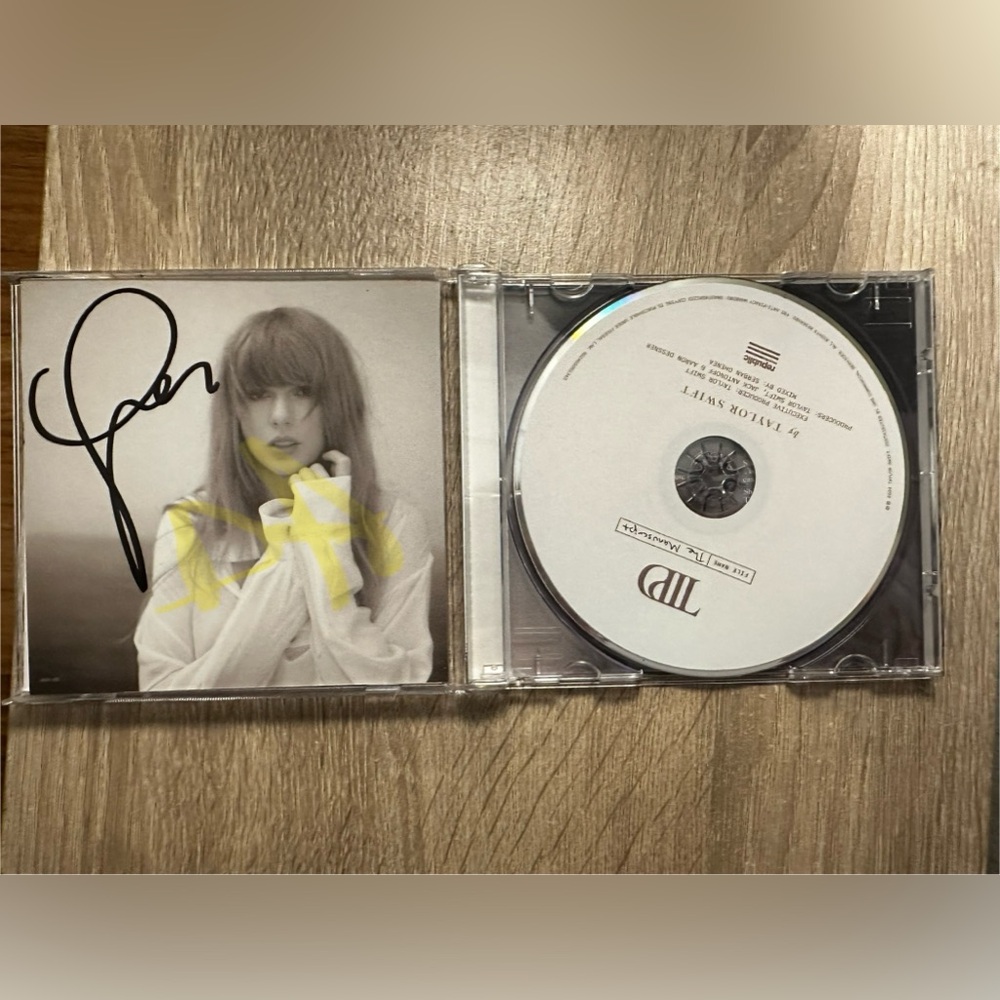 TTPD autographed manuscript cd